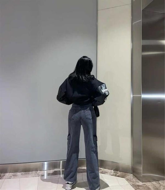 Kargo Cepli Pantalon Antrasit