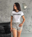 Crop Top Body Beyaz