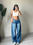 Tasarım Baggy Deni̇m Jean Pantolon