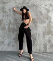 Belmando Şalvar Pantalon Siyah