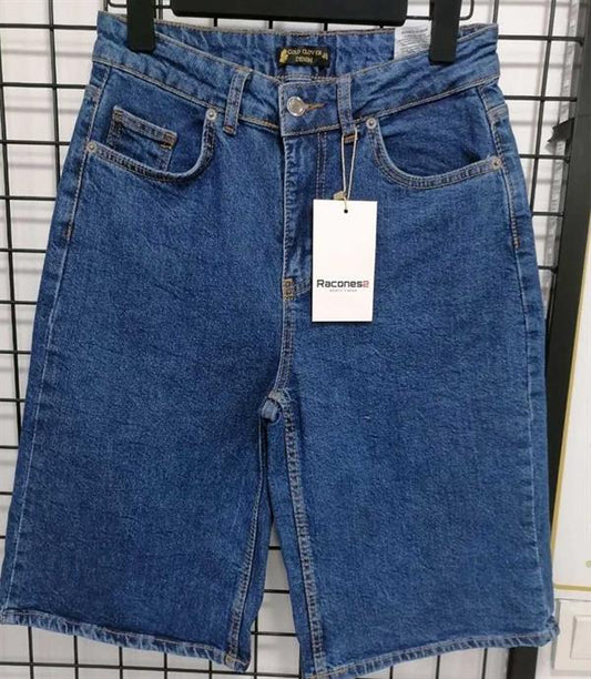 Unisex Likralı Bermuda Şort
